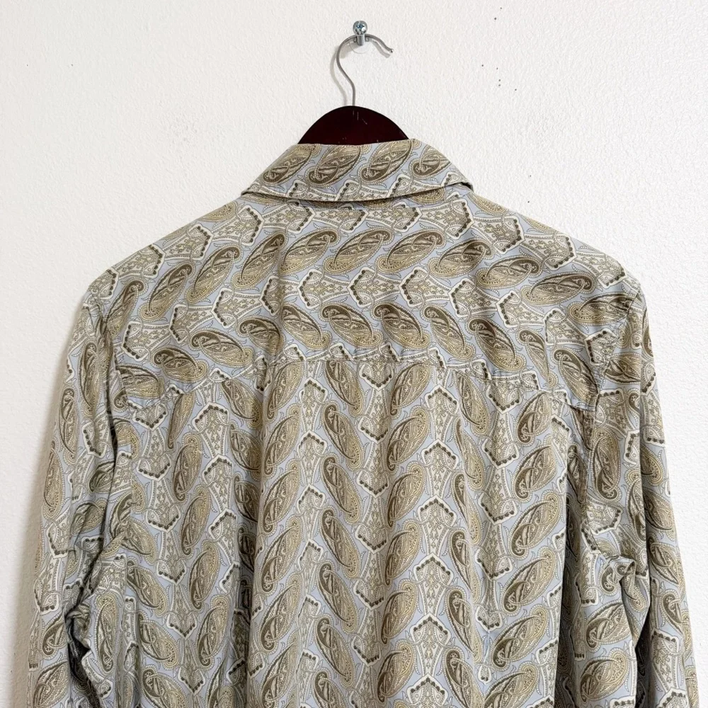 Tommy Hilfiger Paisley Snap Button Up Blouse - Picture 5 of 8